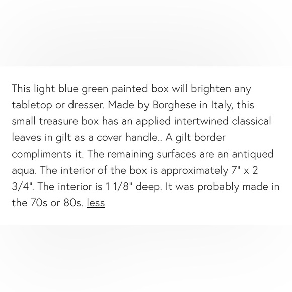 Vintage Borghese Chalkware Box - Picture 16 of 16